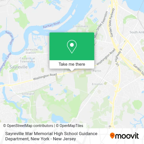 ¿Cómo llegar a Sayreville War Memorial High School Guidance Department ...