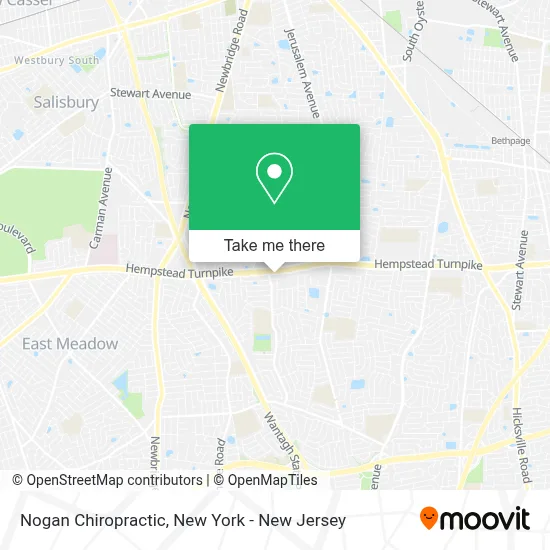 Nogan Chiropractic map