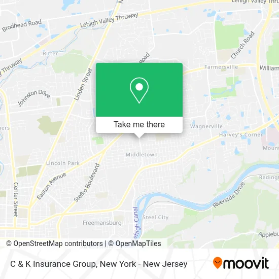 C & K Insurance Group map