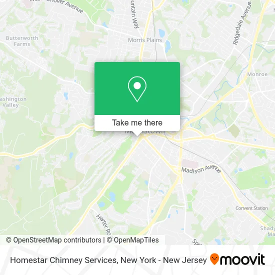 Homestar Chimney Services map