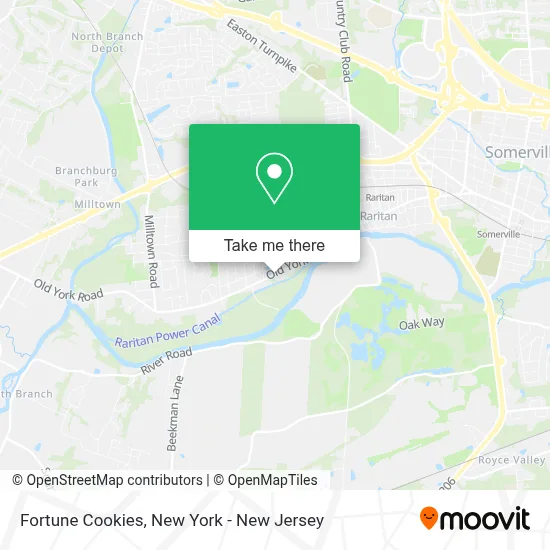 Fortune Cookies map