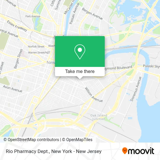 Rio Pharmacy Dept. map