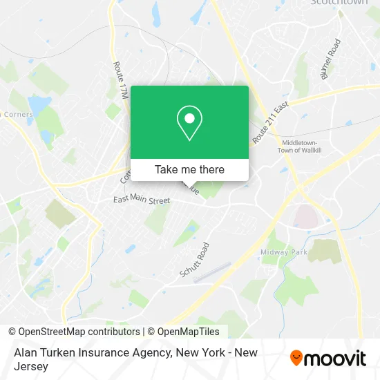 Alan Turken Insurance Agency map