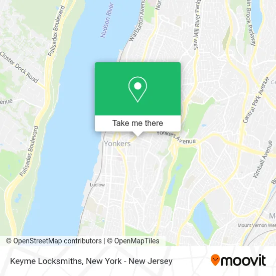 Keyme Locksmiths map