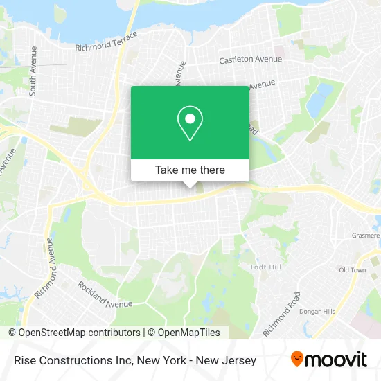 Rise Constructions Inc map