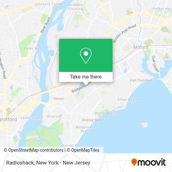Radioshack map