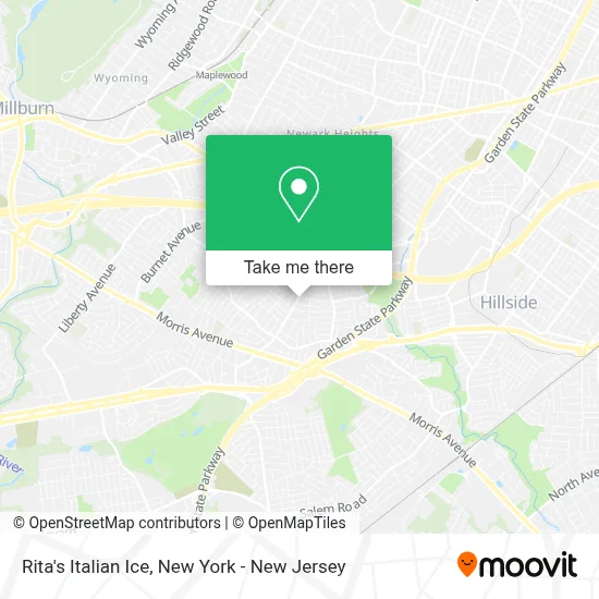 Rita's Italian Ice map