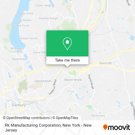 Rk Manufacturing Corporation map