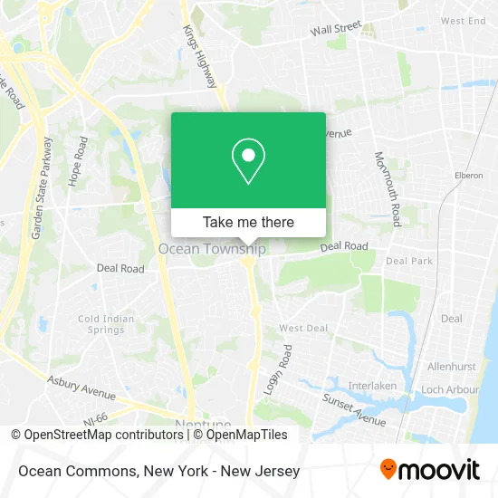 Ocean Commons map
