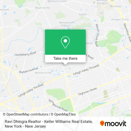 Ravi Dhingra Realtor - Keller Williams Real Estate map
