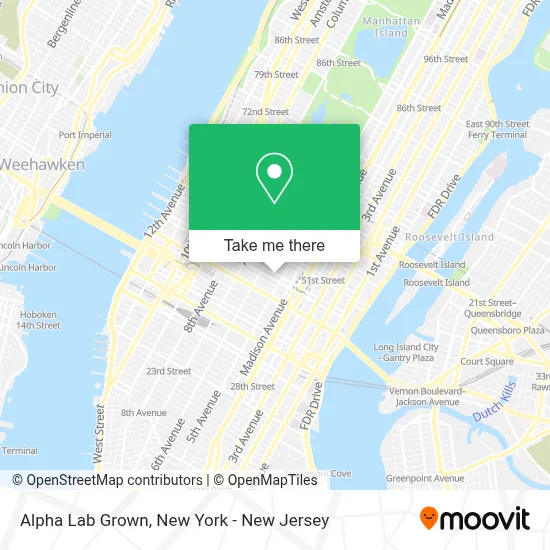Alpha Lab Grown map