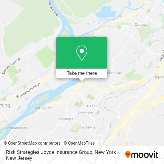 Risk Strategies Joyce Insurance Group map