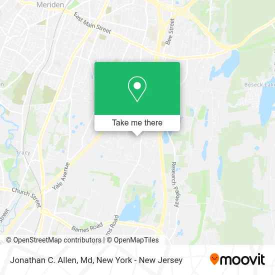 Jonathan C. Allen, Md map