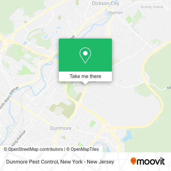 Dunmore Pest Control map
