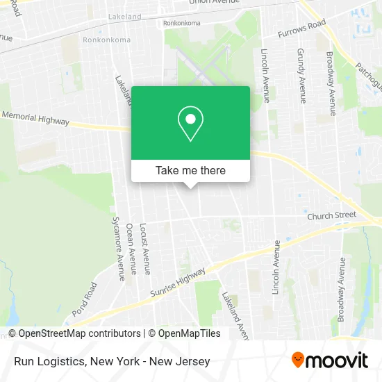 Run Logistics map