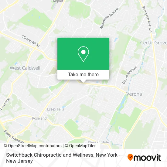Switchback Chiropractic and Wellness map