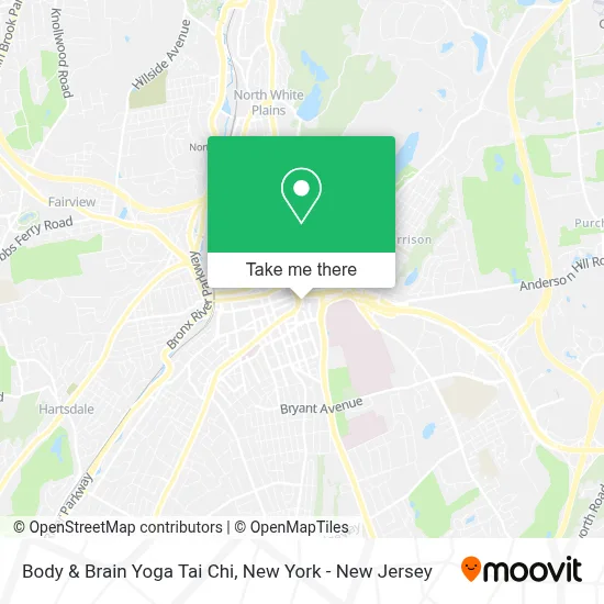 Body & Brain Yoga Tai Chi map
