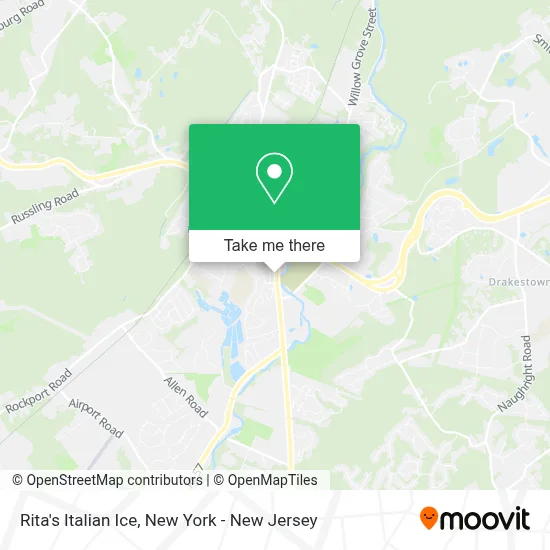 Rita's Italian Ice map