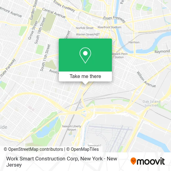 Work Smart Construction Corp map