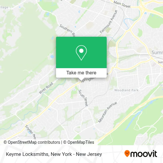 Keyme Locksmiths map