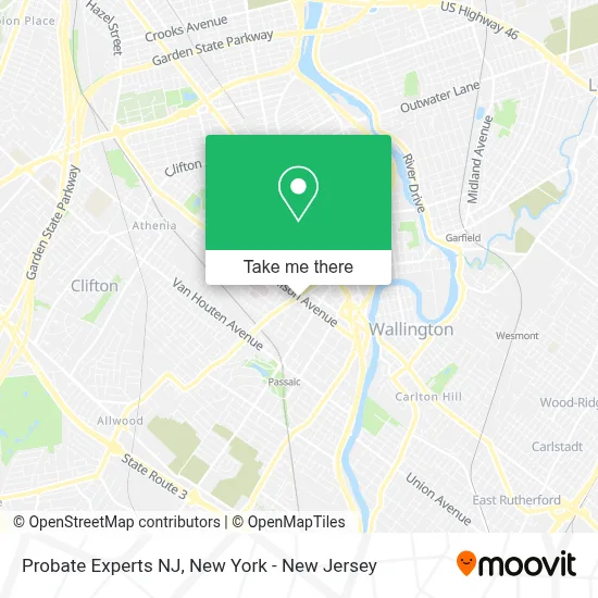 Probate Experts NJ map