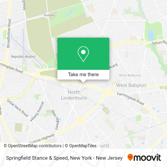 Springfield Stance & Speed map