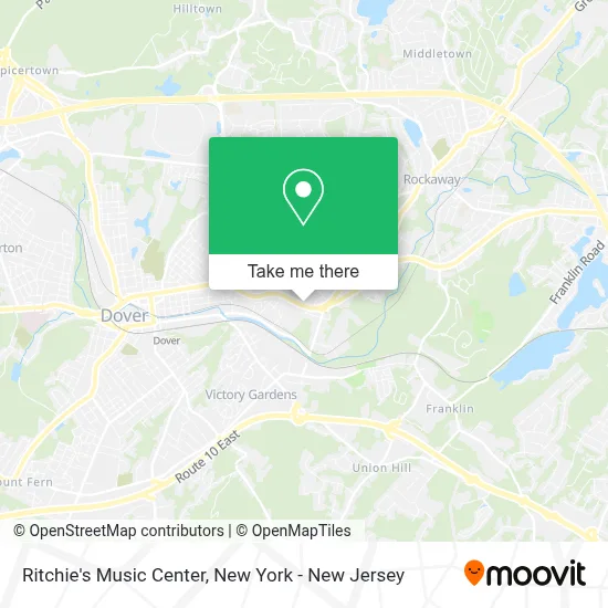 Ritchie's Music Center map