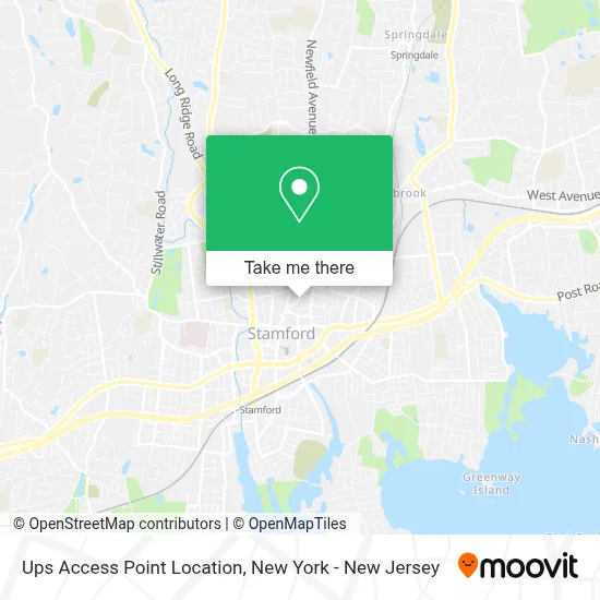 Ups Access Point Location map