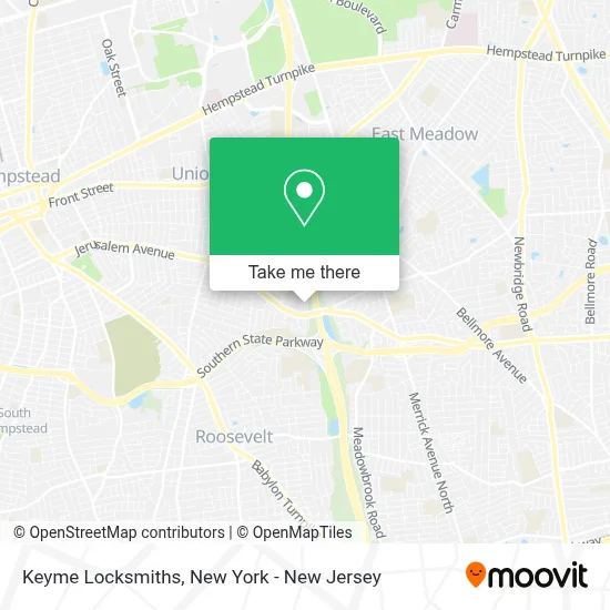 Keyme Locksmiths map