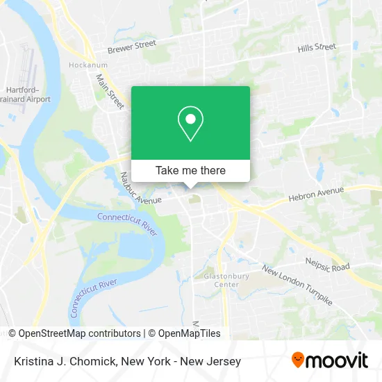 Kristina J. Chomick map