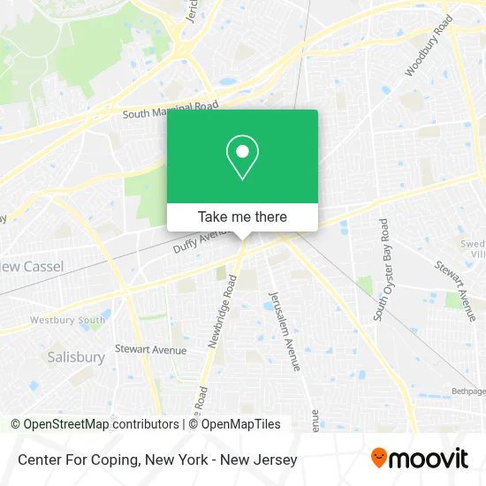 Center For Coping map