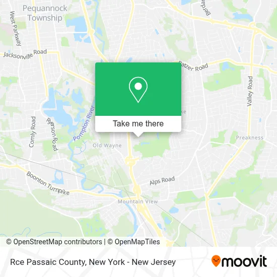 Rce Passaic County map
