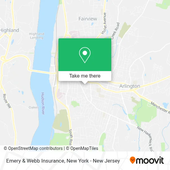 Emery & Webb Insurance map