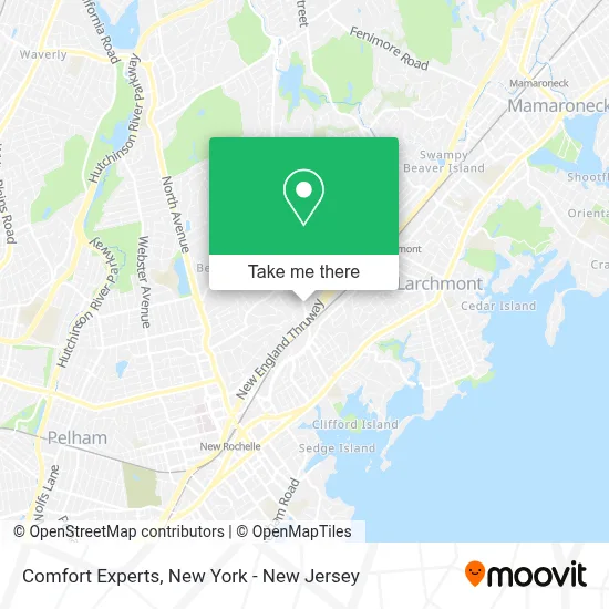 Comfort Experts map