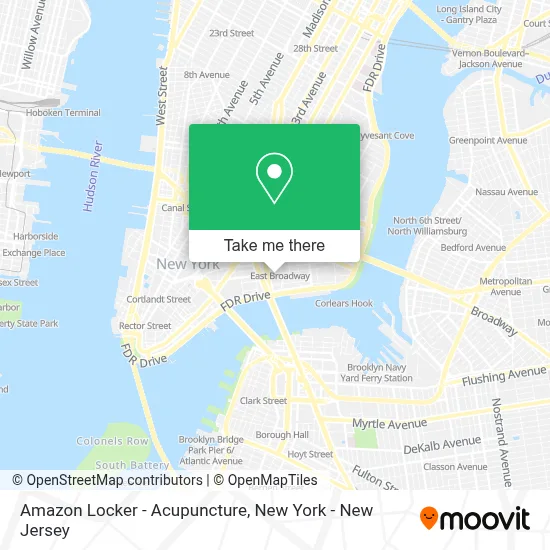 Amazon Locker - Acupuncture map