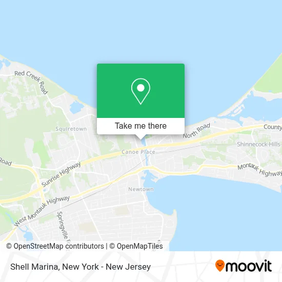 Shell Marina map