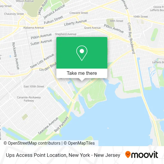 Ups Access Point Location map