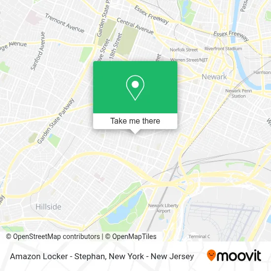 Amazon Locker - Stephan map