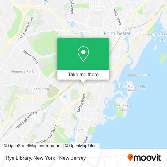 Rye Library map