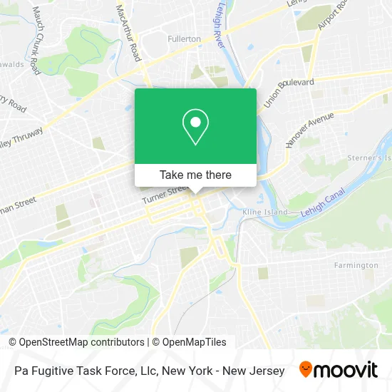 Pa Fugitive Task Force, Llc map