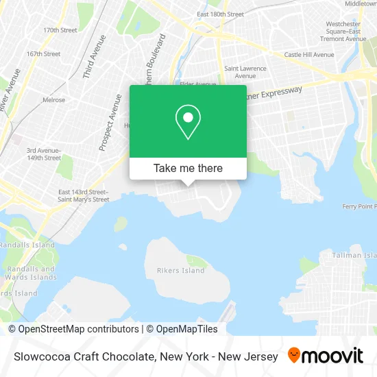Slowcocoa Craft Chocolate map