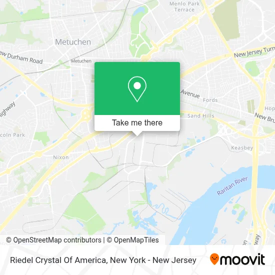 Riedel Crystal Of America map