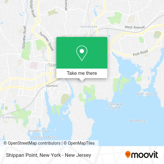 Shippan Point map