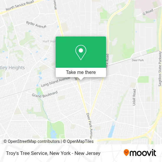 Troy's Tree Service map