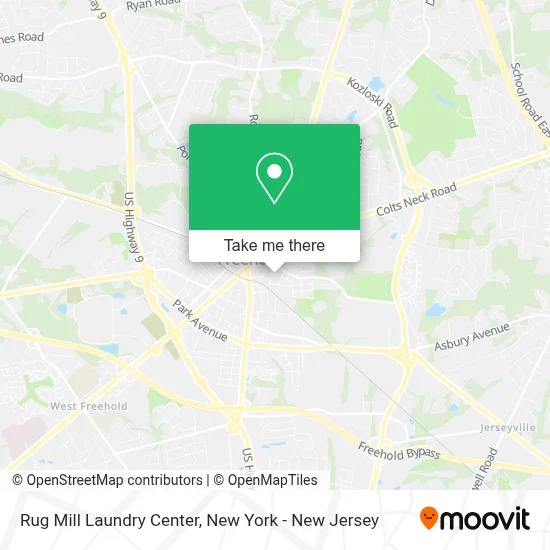Rug Mill Laundry Center map