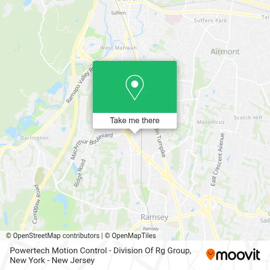 Powertech Motion Control - Division Of Rg Group map