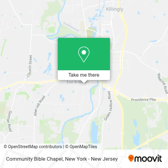 Community Bible Chapel map