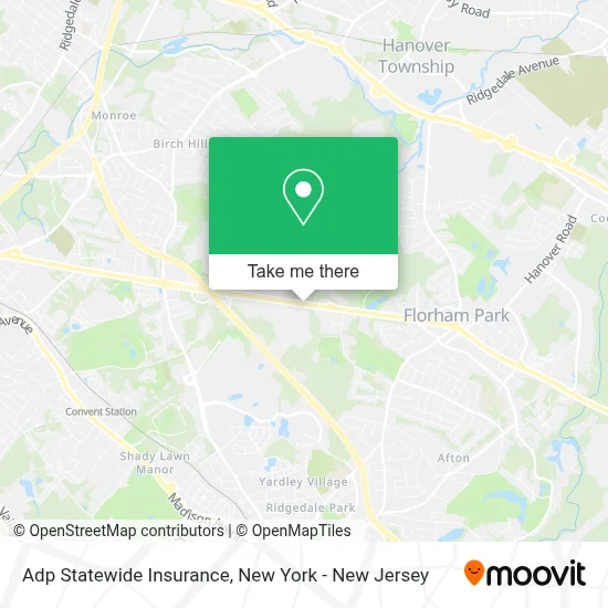 Adp Statewide Insurance map