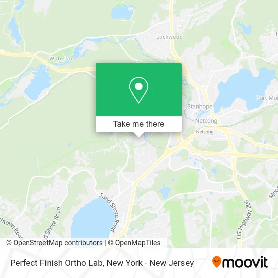Perfect Finish Ortho Lab map
