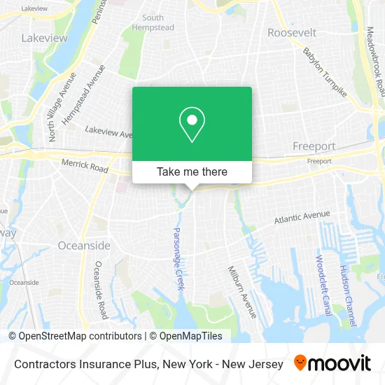 Contractors Insurance Plus map